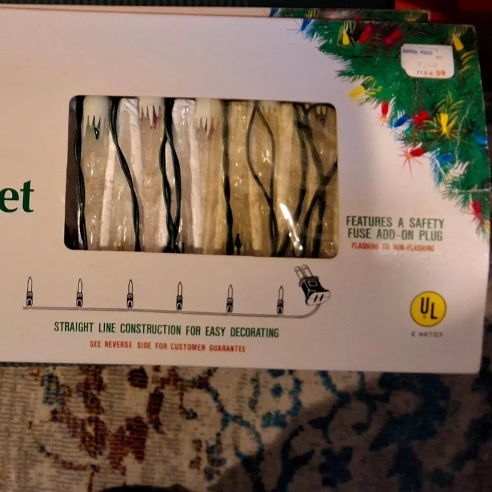 20 Icicle lights Vintage , 2 boxes